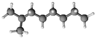 Formule brute et représentation 3D du 2-méthyloctane