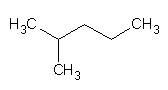 Représentations du 2-méthylpentane
