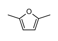 Structure du 2,5-diméthylfurane.