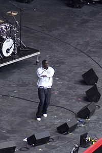 Akon au concert Live Earth dans le New Jersey