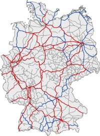 Le réseau ferroviaire d'Allemagne