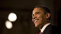 Barack Obama, soutenu par Bacon et sa femme aux élections américaines de 2008