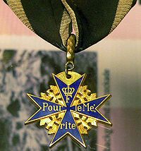 Médaille pour le Mérite, version militaire