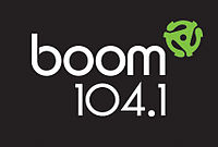 Logo de CFZZ-FM 104,1 Boom FM St-Jean