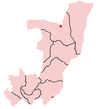 Localisation de Ouésso en République du Congo