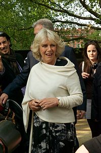 Camilla, la veille du mariage du prince William et de Catherine Middleton en 2011.