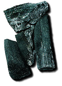 Le biochar est un charbon de bois écrasé en petites particules