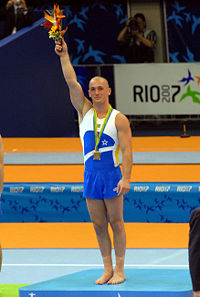 Diego Hypólito aux Jeux panaméricains de 2007