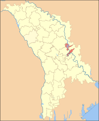 Carte du raion de Dubăsari