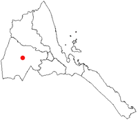 Location de Barentu en Érythrée