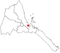 Localisation de Zula in Érythrée
