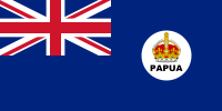 Drapeau du territoire de Papouasie, 1906-1949