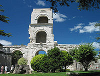 France Arles Theatre Antique Tower South.jpg