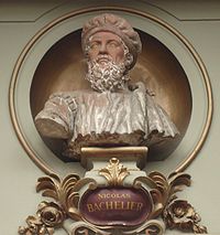 Buste de Bachelier dans la salle des Illustres du Capitole de Toulouse