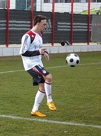 Franck Ribéry à l'entrainement