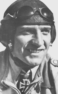 Hans Ulrich Rudel durant la Seconde Guerre Mondiale.