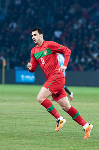 Hugo Almeida – Portugal vs. Argentina, 9th February 2011 (1).jpg
