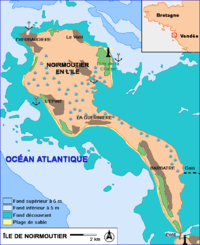 Plan de l'Île de Noirmoutier
