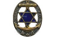 Insigne régimentaire du R.I.C.M, ovale ajouré, émail, étoile bleu foncé..jpg