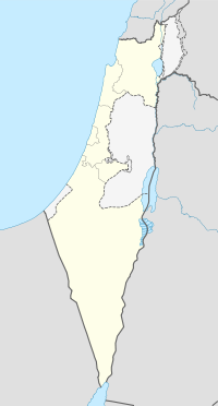 Localisation sur la carte d'Israël