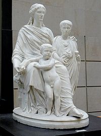 Cornélie et ses deux fils par Jules Cavelier (musée d'Orsay).