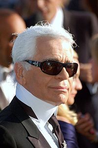 Karl Lagerfeld au festival de Cannes de 2007.