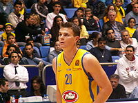 Kirk Penney, sous le maillot du Maccabi Tel-Aviv