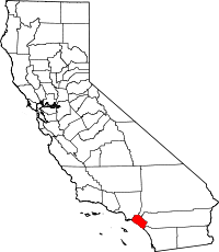 Comté d'Orange dans l'état de Californie