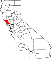Comté de Sonoma dans l'état de Californie