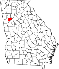 Map of Georgia highlighting Douglas County.svg