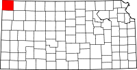 Map of Kansas highlighting Cheyenne County.svg