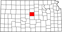 Map of Kansas highlighting Ellsworth County.svg