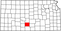 Map of Kansas highlighting Pratt County.svg
