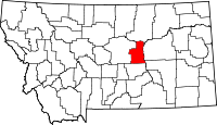 Map of Montana highlighting Petroleum County.svg