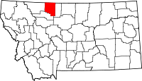 Map of Montana highlighting Toole County.svg