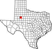 Map of Texas highlighting Borden County.svg