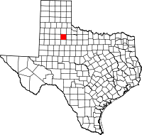 Map of Texas highlighting Dickens County.svg