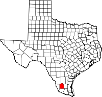 Map of Texas highlighting Jim Hogg County.svg