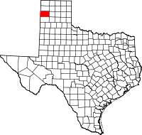 Map of Texas highlighting Oldham County.svg