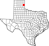 Map of Texas highlighting Wheeler County.svg