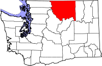 Comté d'Okanogan dans l'état de Washington