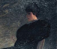 Portrait de Marie Duhem (1871-1918) par Henri Martin (1860-1943) vers 1900