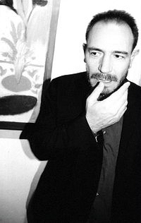 Lorenzo Mattotti photographié par Joe Zattere, années 1990-2000.