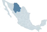 Localisation de l'État de Chihuahua
