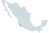 Localisation de l'État de Colima