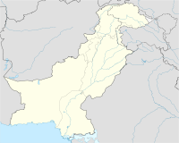 Localisation sur la carte du Pakistan