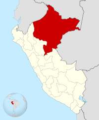 Localisation de la région Loreto