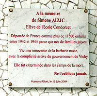 Plaque commémorative déportation Ecole Condorcet (94).JPG