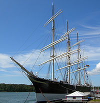 Le Pommern à Mariehamn