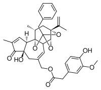 structure de la résiniferatoxine.